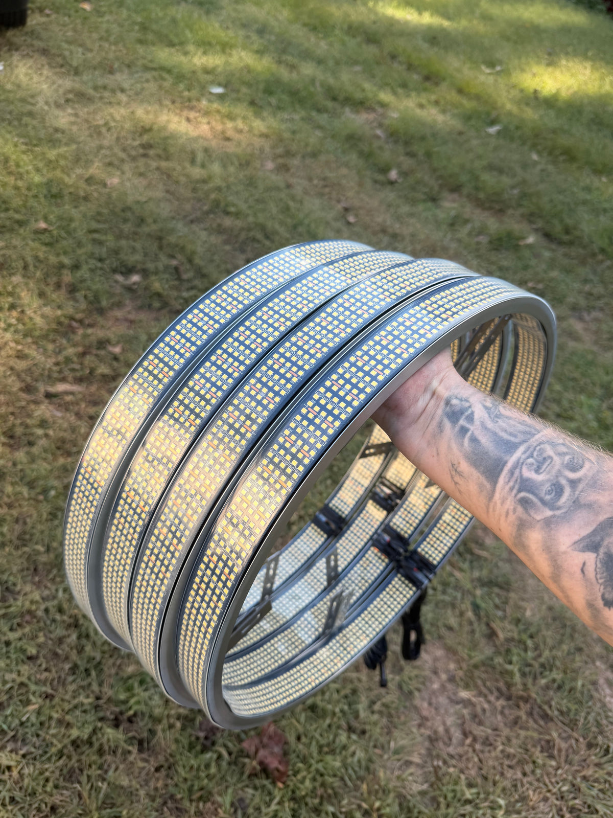 HIGH INTENSITY 17in 10 row wheel lights